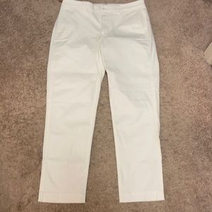JCrew white chinos